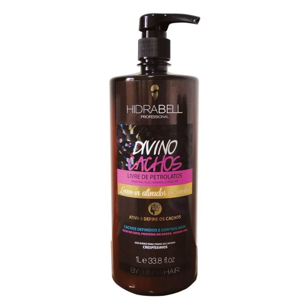 Encontraproduto.com.br - Leave-In Divino Cachos Ativador De Cachos Crespíssimos Hidrabell 1l