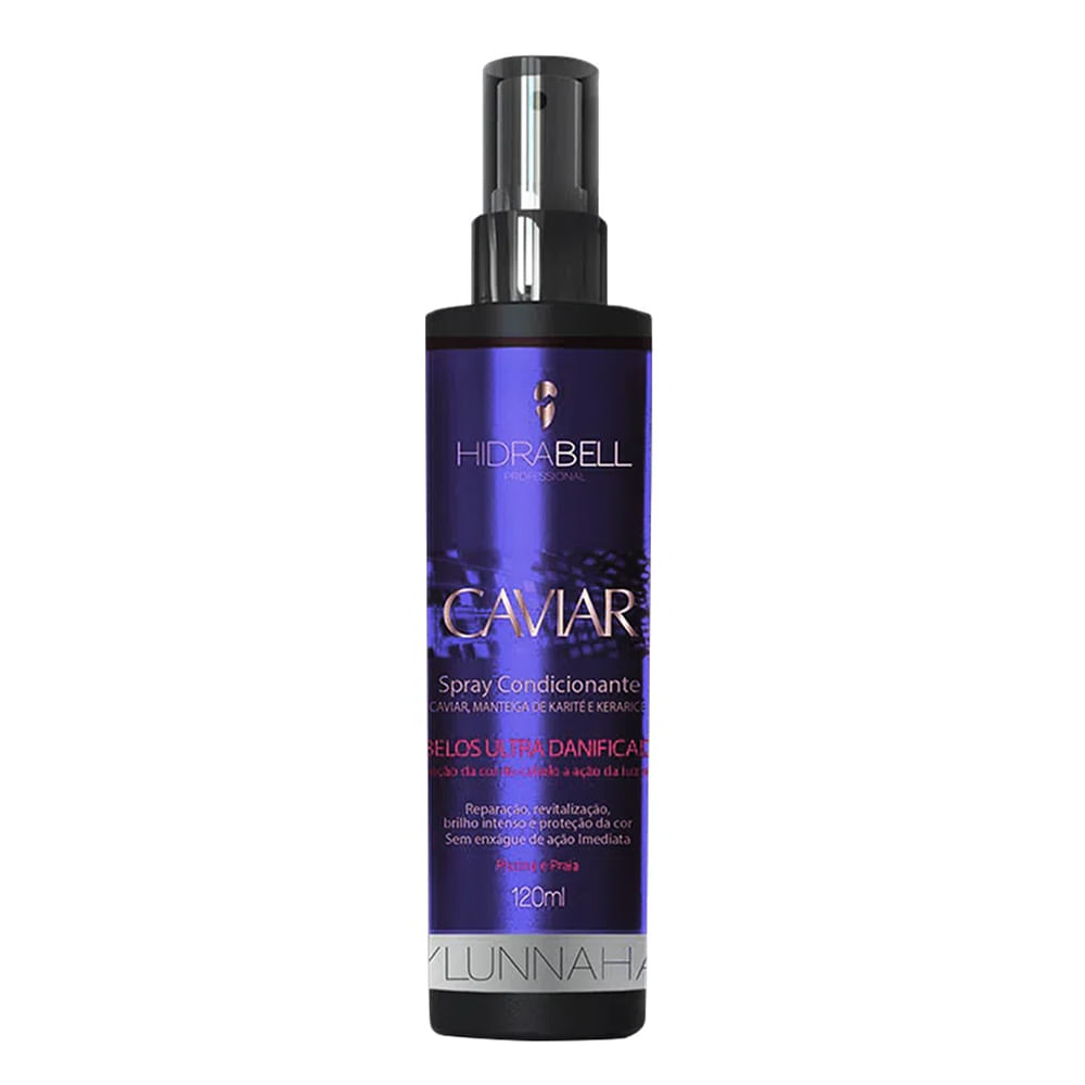 Spray Condicionante Caviar By Lunna Hair Hidrabell 120ml