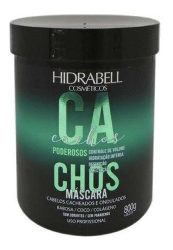 Máscara Capilar Cachos Poderosos Hidrabell 800g