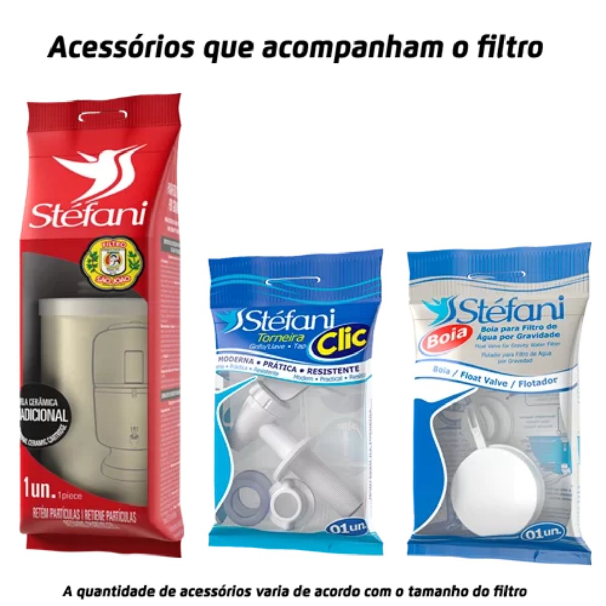 Encontraproduto.com.br - Filtro Flex Azul (6 Litros) - Stefani Flex