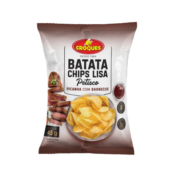 Encontraproduto.com.br - Batata Croques Lisa Picanha com Barbecue - 45g
