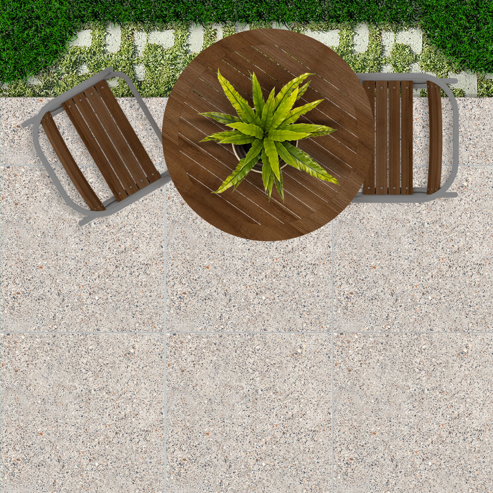 Encontraproduto.com.br - Porcelanato 90x90 Terrazzo Originale EXT Tipo A Biancogres
