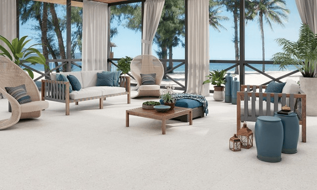 Encontraproduto.com.br - Porcelanato 90x90 Terrazzo Veneziano Avorio Tipo A Biancogres