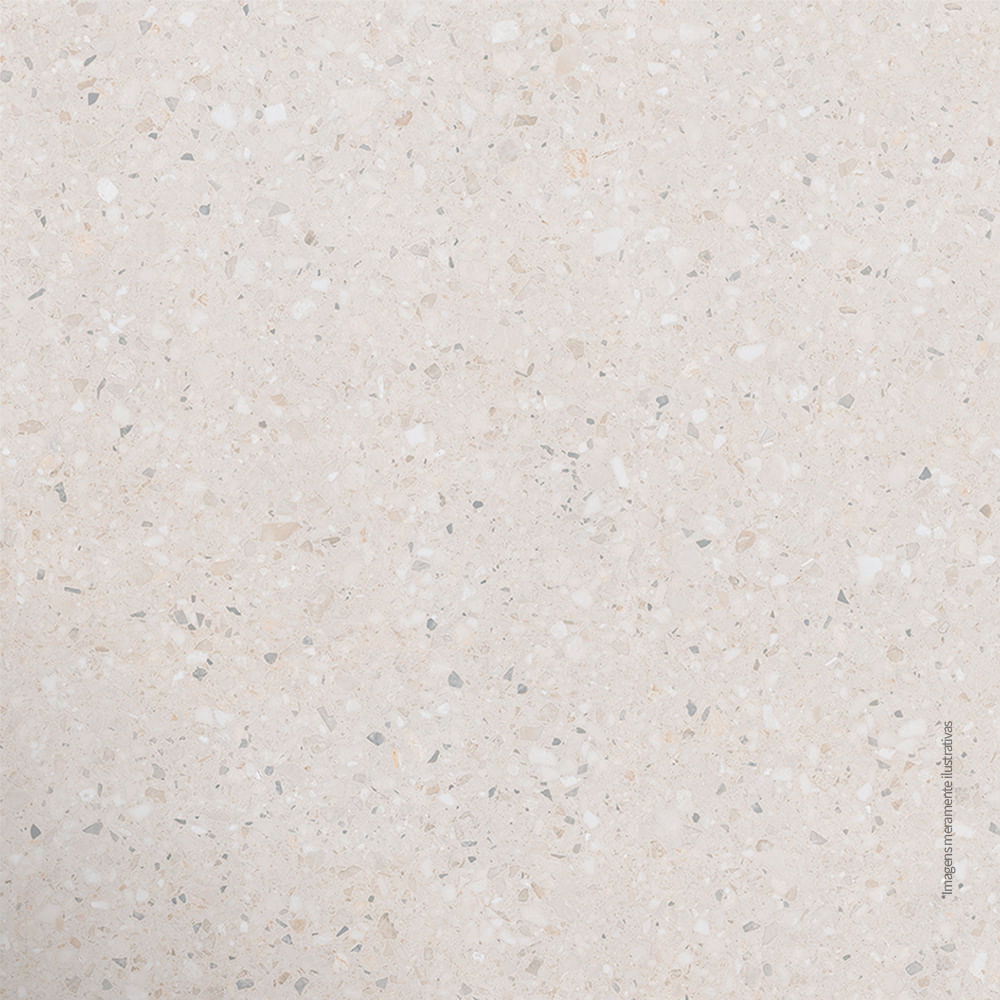Encontraproduto.com.br - Porcelanato 90x90 Terrazzo Veneziano Avorio Tipo A Biancogres