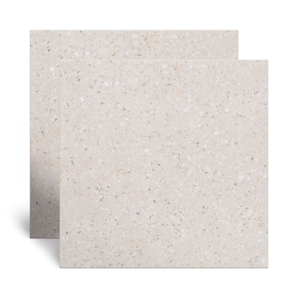 Encontraproduto.com.br - Porcelanato 90x90 Terrazzo Veneziano Avorio Tipo A Biancogres