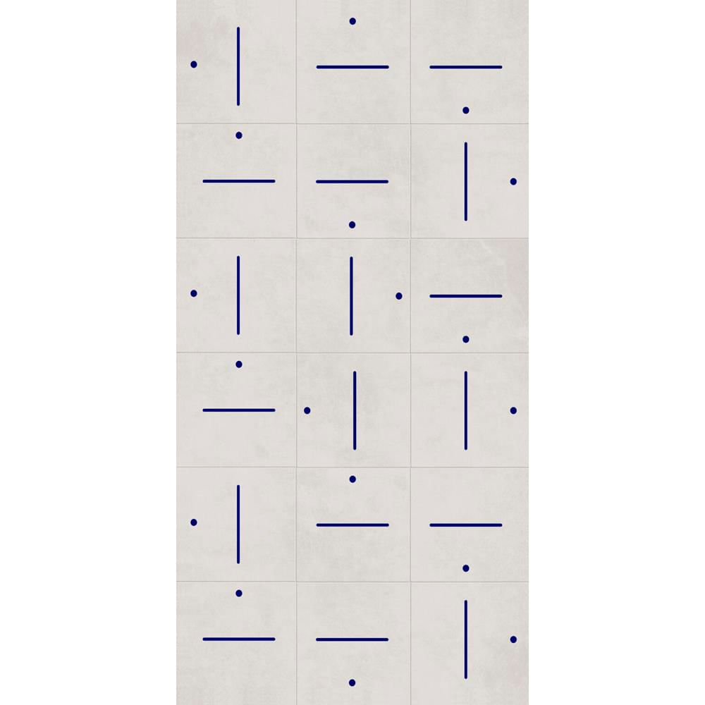 Revestimento Cerâmico Decorado Acetinado Retificado Line Cetim Tipo A 45X90CM - CE0899L1 - Incesa