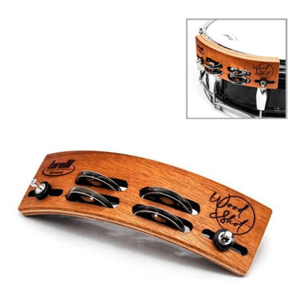 Encontraproduto.com.br - Aro de Madeira Wood Shot para Caixa de Bateria com Platinelas TWS41 - Torelli