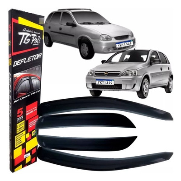 Calha Chuva Corsa Hatch Sedan Wagon 95 11 4Pts (1Âª 2Âª Ger