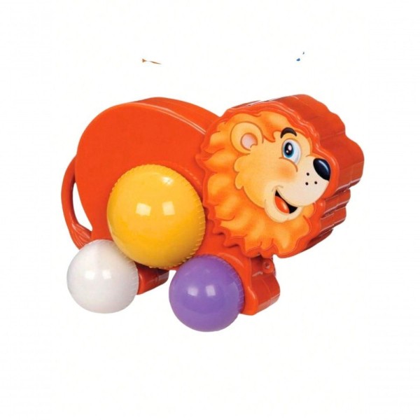 Encontraproduto.com.br - Leão Infantil Bebê Brinquedo Com Rodas