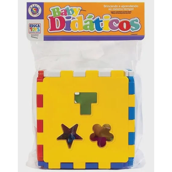 Encontraproduto.com.br - CUBO DIDATICO SORT SOLAPA MERCOTOYS
