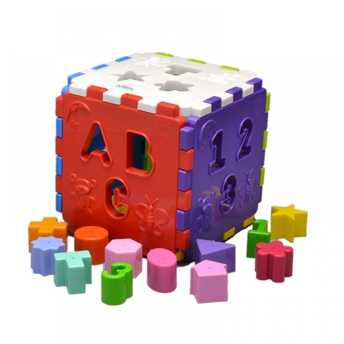 Encontraproduto.com.br - CUBO DIDATICO SORT SOLAPA MERCOTOYS