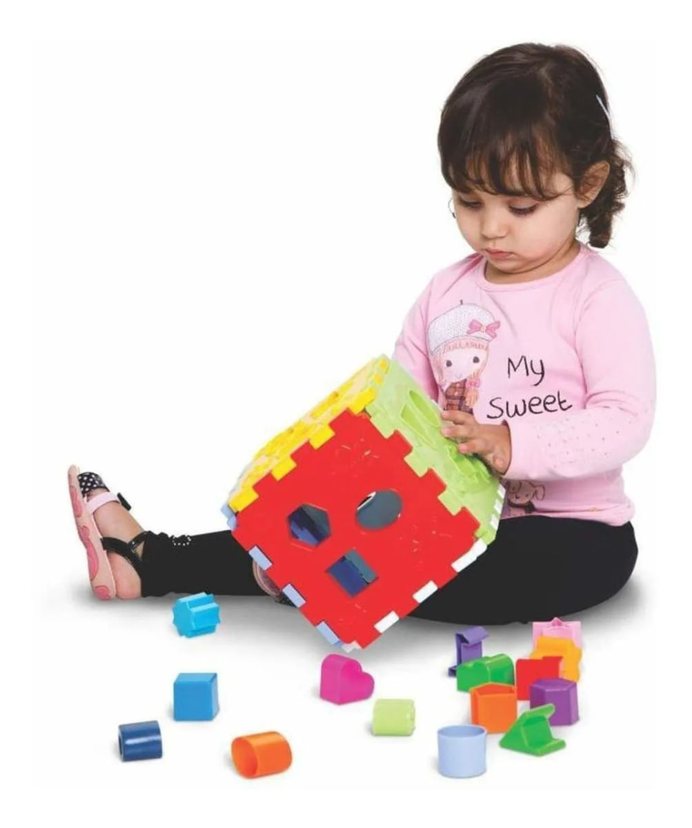 Encontraproduto.com.br - CUBO DIDATICO SORT SOLAPA MERCOTOYS
