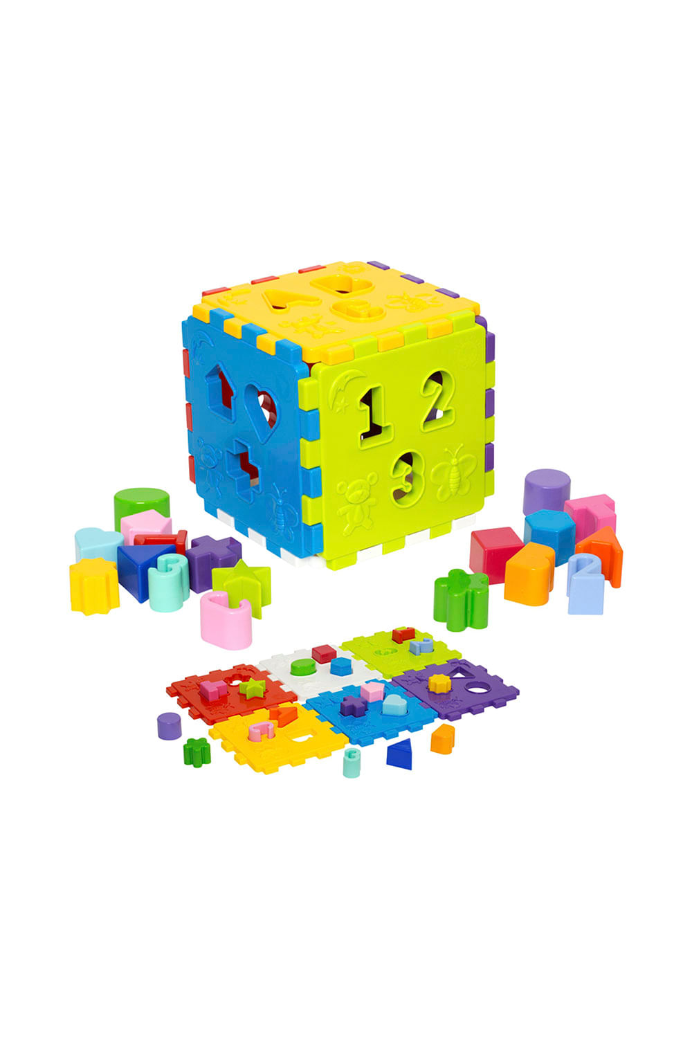 Encontraproduto.com.br - CUBO DIDATICO SORT SOLAPA MERCOTOYS