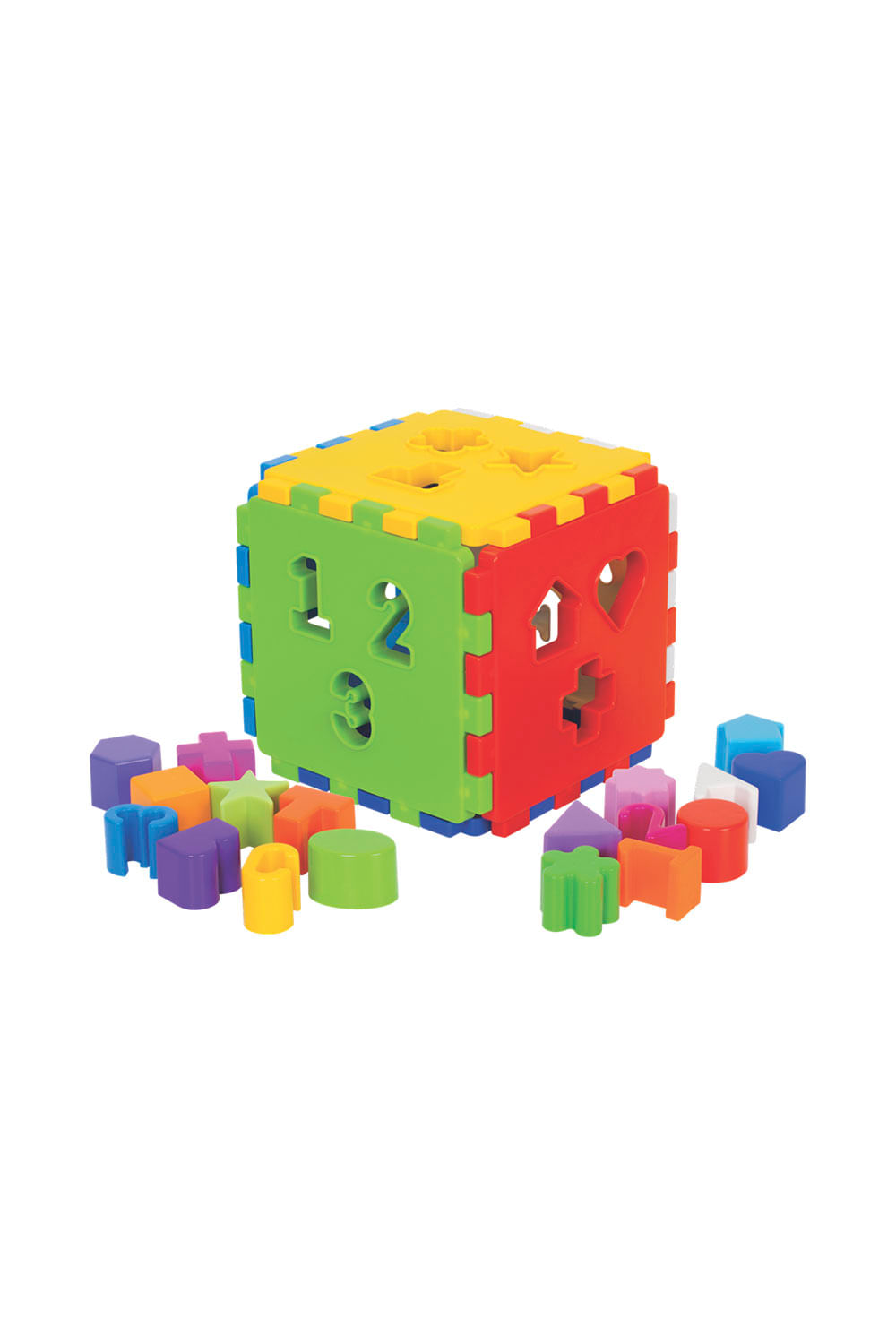 Encontraproduto.com.br - CUBO DIDATICO SORT SOLAPA MERCOTOYS