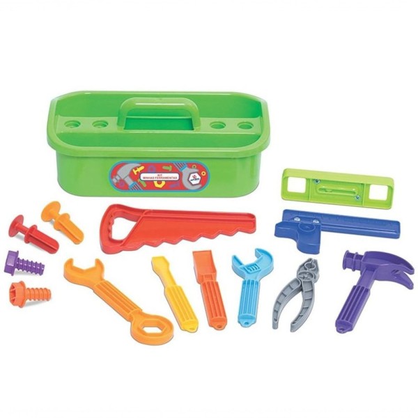 Encontraproduto.com.br - Maleta Minhas Ferramentas 414 Mercotoys