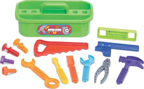 Encontraproduto.com.br - Maleta Minhas Ferramentas 414 Mercotoys