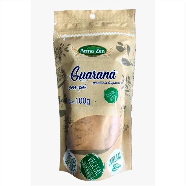 Encontraproduto.com.br - Guaraná Em Pó Arma Zen Zip Lock 100g