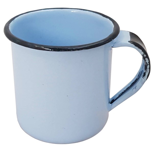 Encontraproduto.com.br - Caneca Xícara de 70ml Chá Café Esmaltadas Agata Cozinha