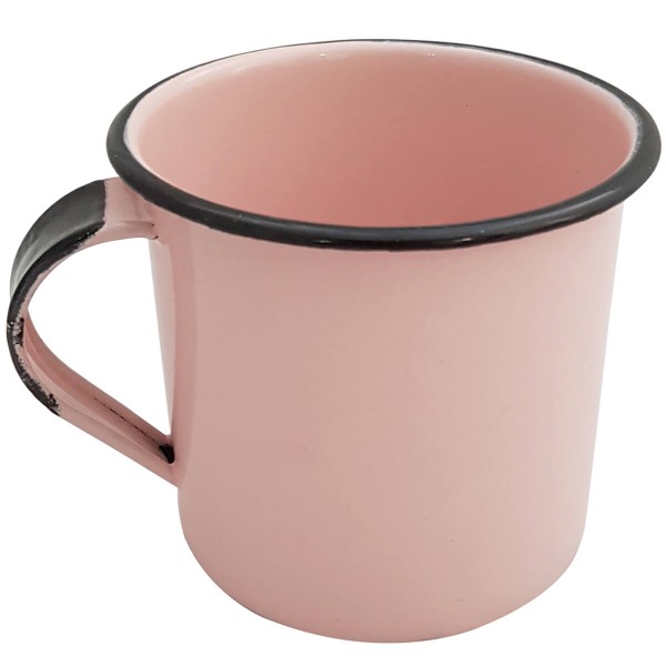 Encontraproduto.com.br - Caneca Esmaltada Xícara de Café Chá 400ml Caneca Agata