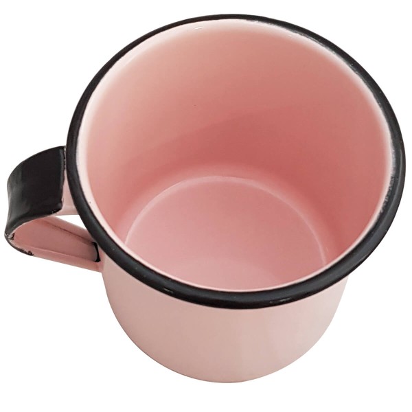 Encontraproduto.com.br - Caneca Esmaltada Xícara de Café Chá 400ml Caneca Agata