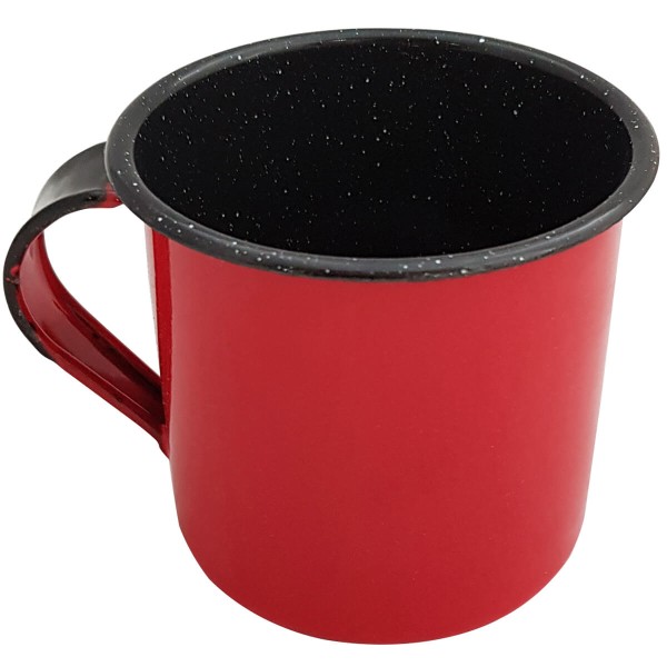 Encontraproduto.com.br - Caneca Esmaltada Xícara de Café Chá 400ml Caneca Agata