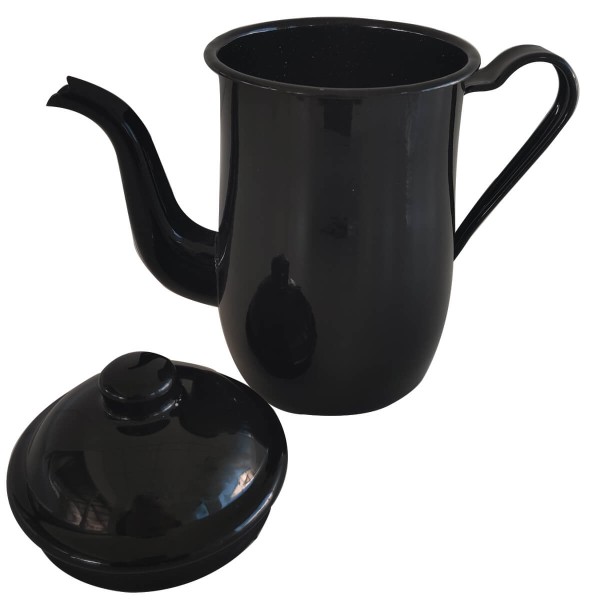 Encontraproduto.com.br - Bule Café Chá Esmaltado Ágata 1,250ml Tradicional Ágata