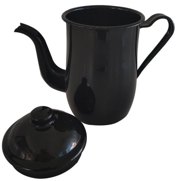 Encontraproduto.com.br - Bule Café Chá Esmaltado Ágata 1,250ml Tradicional Ágata