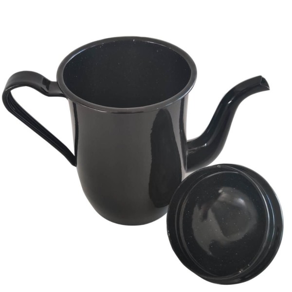 Encontraproduto.com.br - Bule Café Chá Esmaltado Ágata 1,250ml Tradicional Ágata
