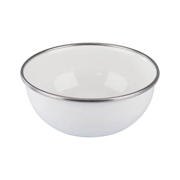 Encontraproduto.com.br - Bowl de Aço Esmaltado Metallouça Branco 20cm