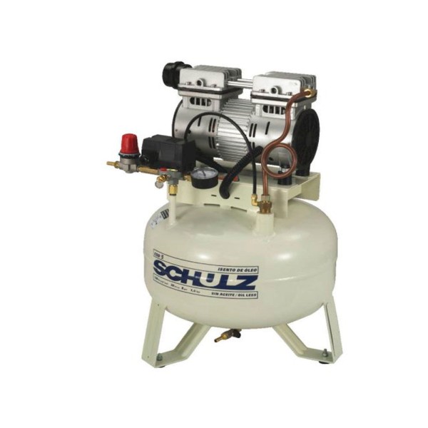 Compressor de Ar 5pcm/140psi Schulz CSD 5/30 1cv 29 litros monofásico