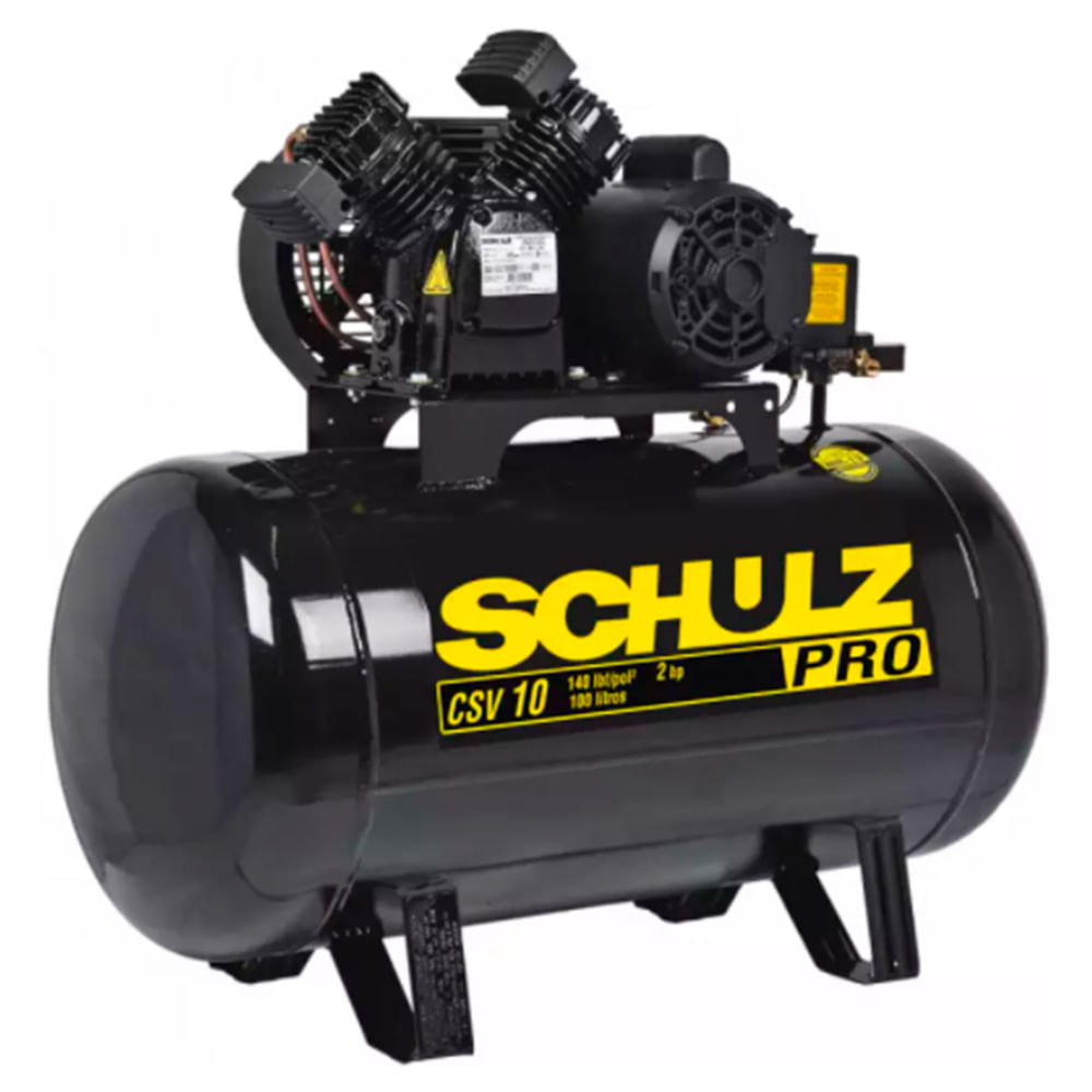 Encontraproduto.com.br - Compressor Profissional Leve 10/100 Litros 2HP M CSV 10/100 PRO 127V
