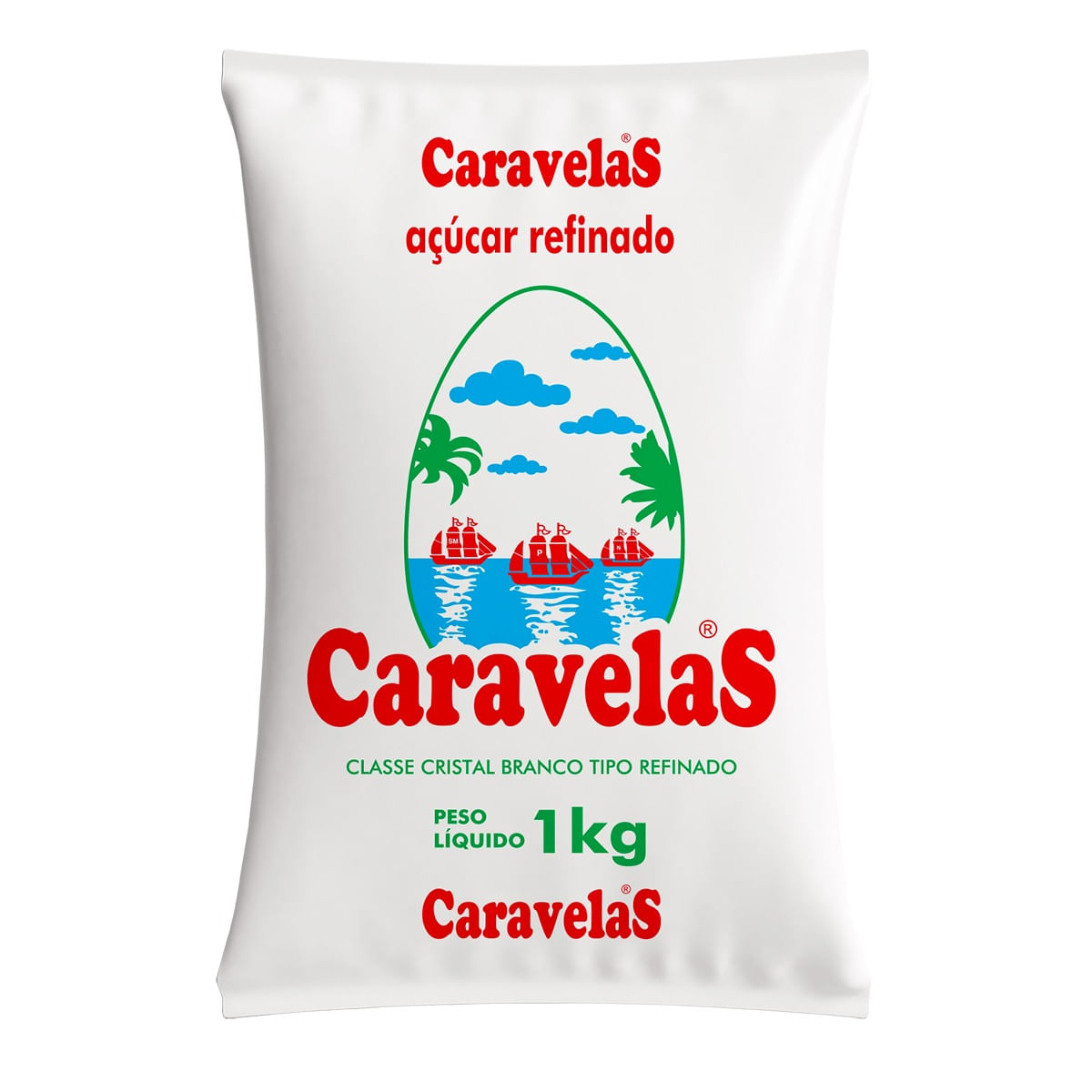 Encontraproduto.com.br - Açúcar Caravelas Refinado Pacote com 1kg
