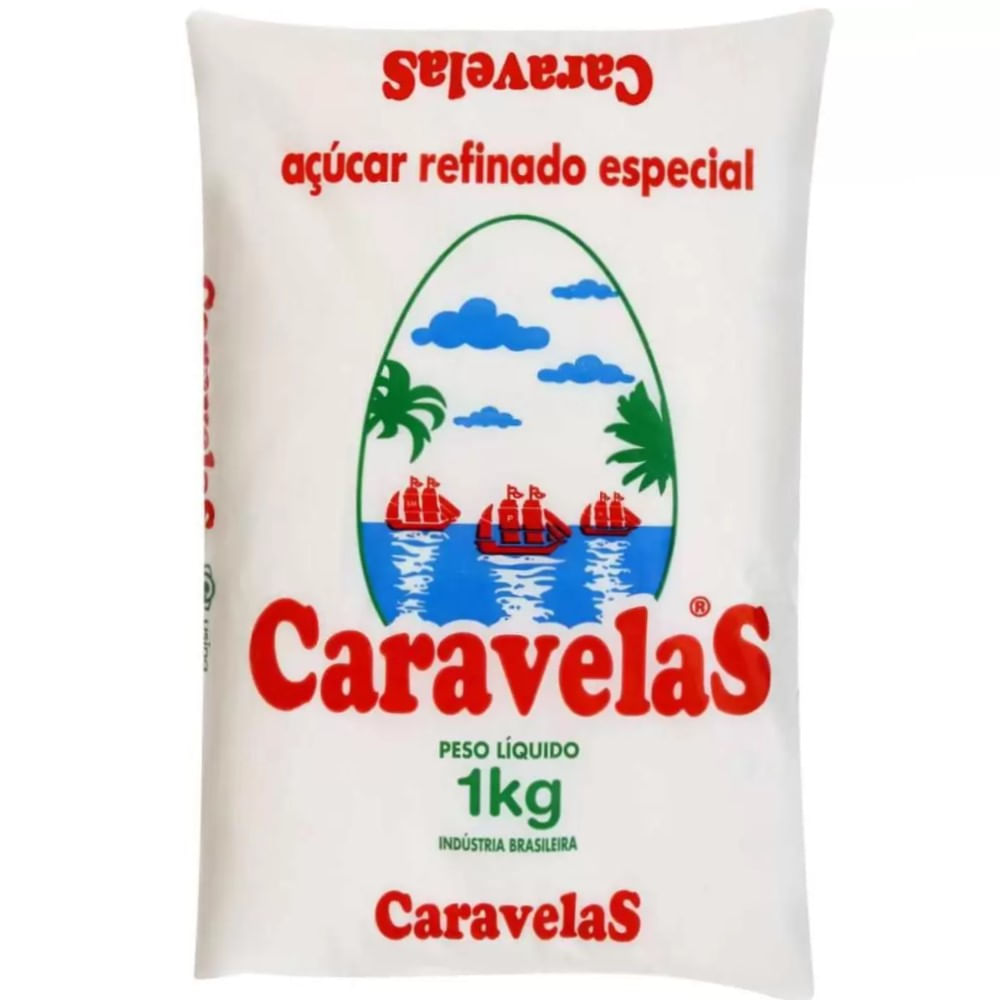 Encontraproduto.com.br - Açúcar Caravelas Refinado Pacote com 1kg