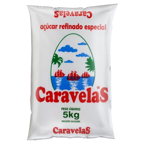 Encontraproduto.com.br - Açúcar Refinado Especial Caravelas Pacote 5kg