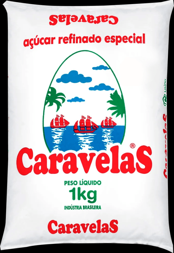 Encontraproduto.com.br - Kit Com 10 Açúcar Refinado Caravelas 1kg