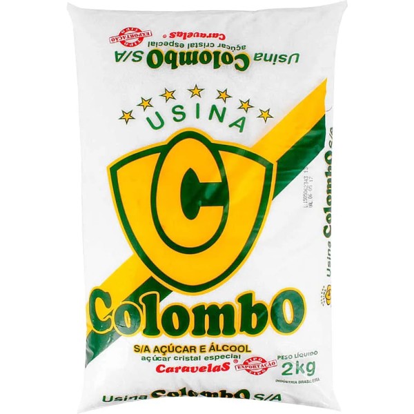 Encontraproduto.com.br - Acucar Cristal Colombo Caravelas 2KG