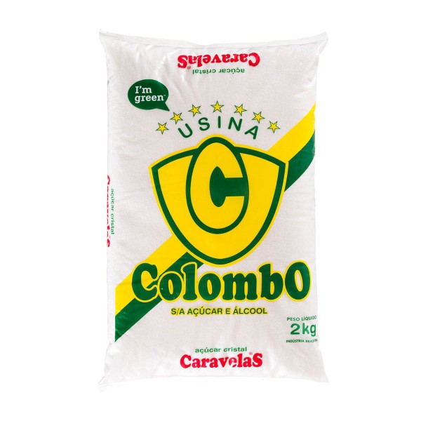 Encontraproduto.com.br - Acucar Cristal Colombo Caravelas 2KG