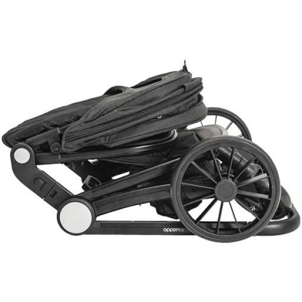 Encontraproduto.com.br - Carrinho de Bebe Moises Sunny com Bebe Conforto e Base Isofix Preto - Kiddo