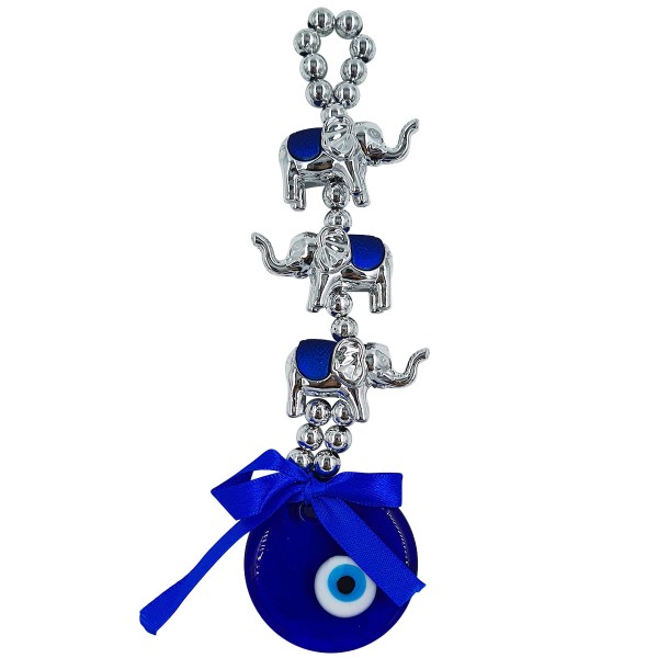 Encontraproduto.com.br - Enfeite Olho Grego Amuleto 21cm em Vidro Youbai