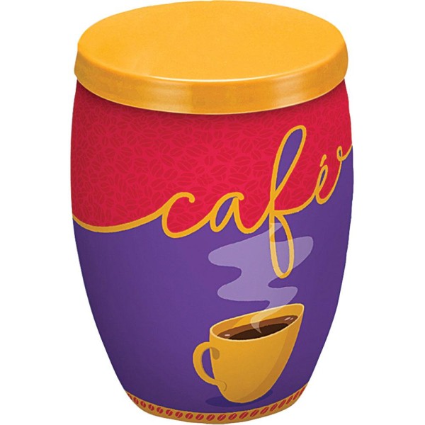 Encontraproduto.com.br - Pote Mantimento Cafe 1,3L 0357 Injetemp