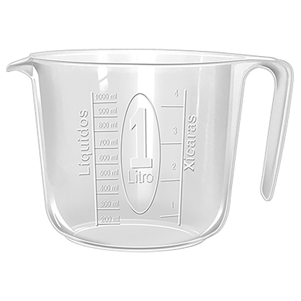 Jarra Graduada Cristal 1L 9227 INJETEMP