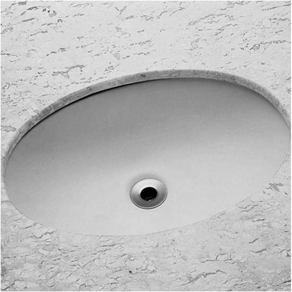 Cuba de Embutir Oval Branca 49,5x33,5cm Louça Celite