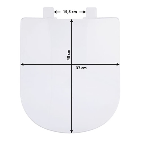 Encontraproduto.com.br - Assento sanitário polipropileno Plus Life branco Celite