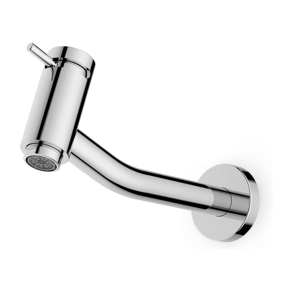 Encontraproduto.com.br - Torneira de Parede Metal para Lavatório Bica Curta Cromado Basic - B5003c7crb - Celite