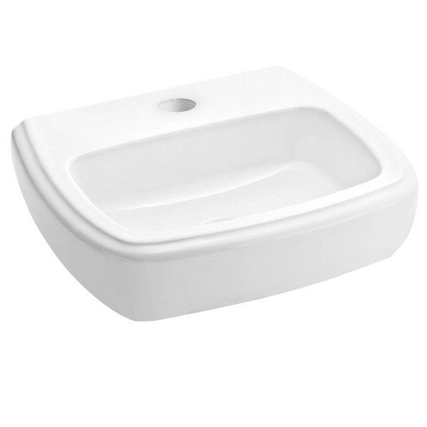 Encontraproduto.com.br - Cuba de apoio retangular 450X380 com mesa Fit branco Celite #1660730013300