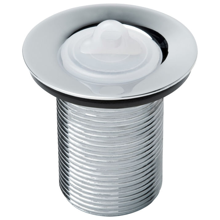 Encontraproduto.com.br - Válvula Para Tanque Celite 1.1/4 Sem Ladrão Com Tampa Plástica Cromado