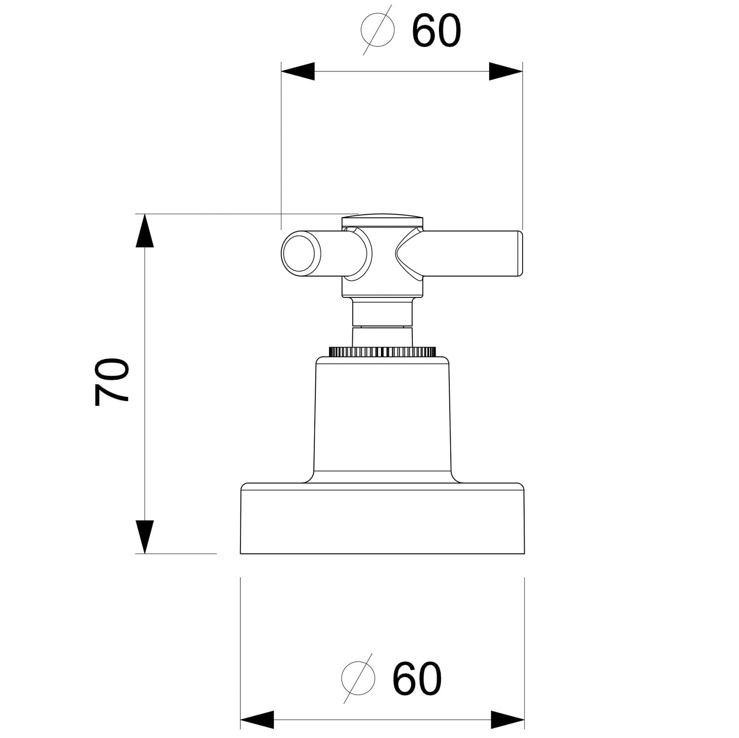 Encontraproduto.com.br - Acabamento Para Registro Celite One 3/4 Base Deca Cromado