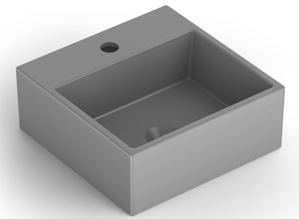 Encontraproduto.com.br - Cuba Basic de Apoio 35cm c/ Mesa Metropole Celite