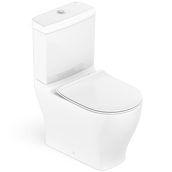 Encontraproduto.com.br - Kit Vaso Sanitário com Caixa 3/6L Slim Branco Celite