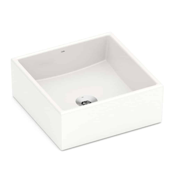 Encontraproduto.com.br - Cuba de Apoio 350x350 Básico q5 Beige Sem Mesa.